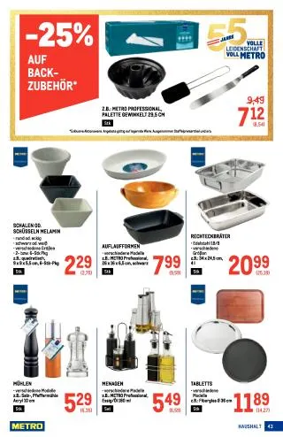 METRO Flugblatt Food - Metro Profi von 17. September bis 30. September 2026 - Flugblätt seite  43