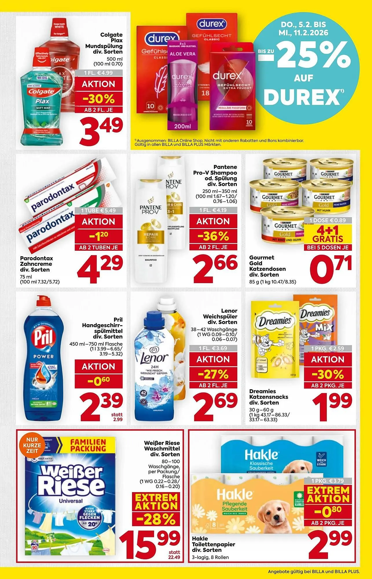 Billa Flugblatt von 5. Februar bis 11. Februar 2026 - Flugblätt seite  15