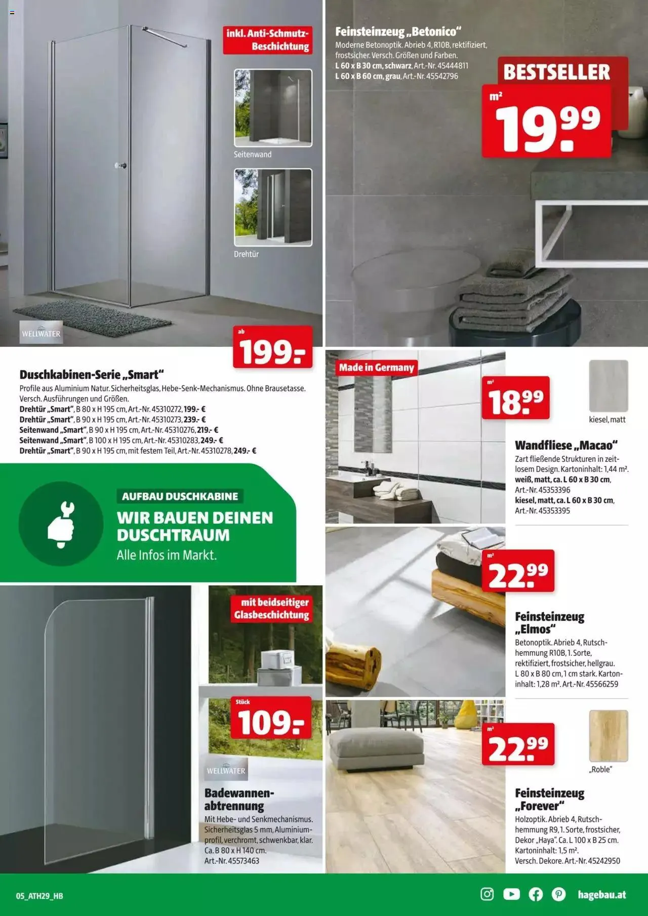 Hagebau Flugblatt von 17. August bis 26. August 2023 - Flugblätt seite  5