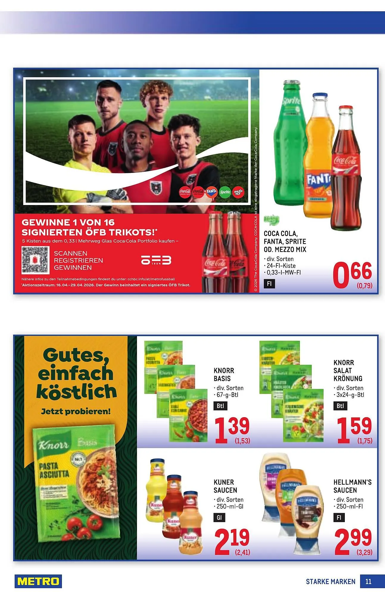 Metro Flugblatt von 16. April bis 29. April 2026 - Flugblätt seite  11