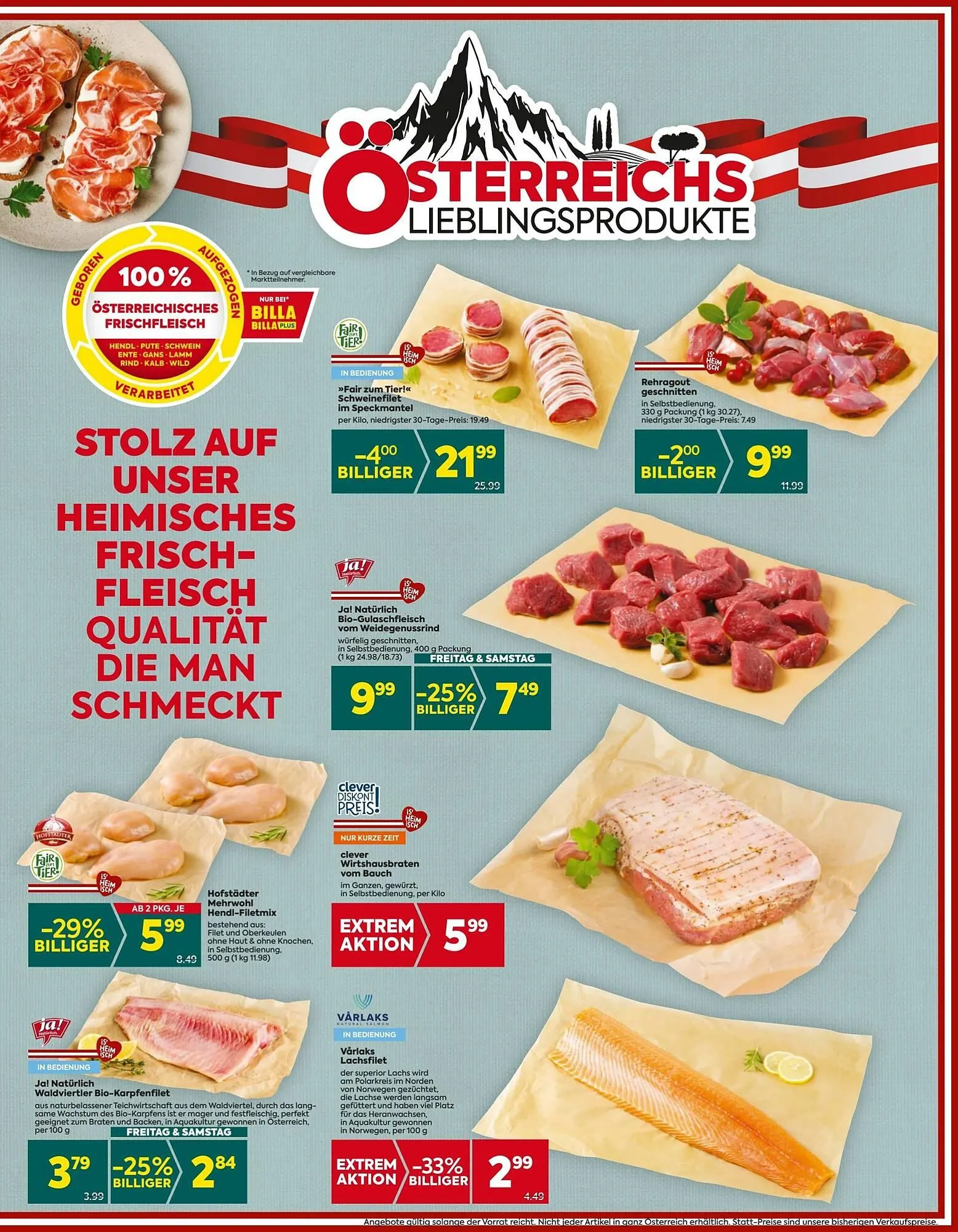 Billa Flugblatt von 23. Oktober bis 29. Oktober 2025 - Flugblätt seite 9