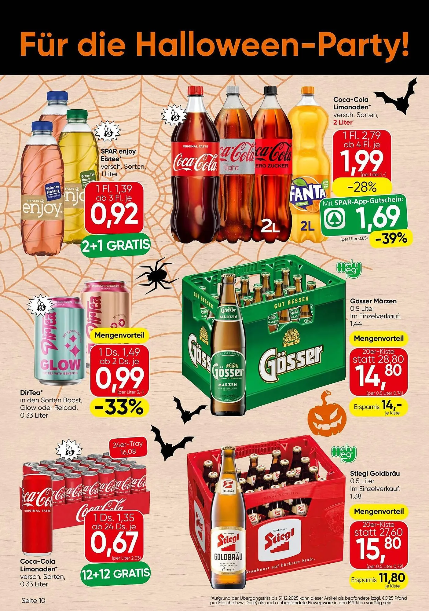 Eurospar Flugblatt von 23. Oktober bis 5. November 2025 - Flugblätt seite  10