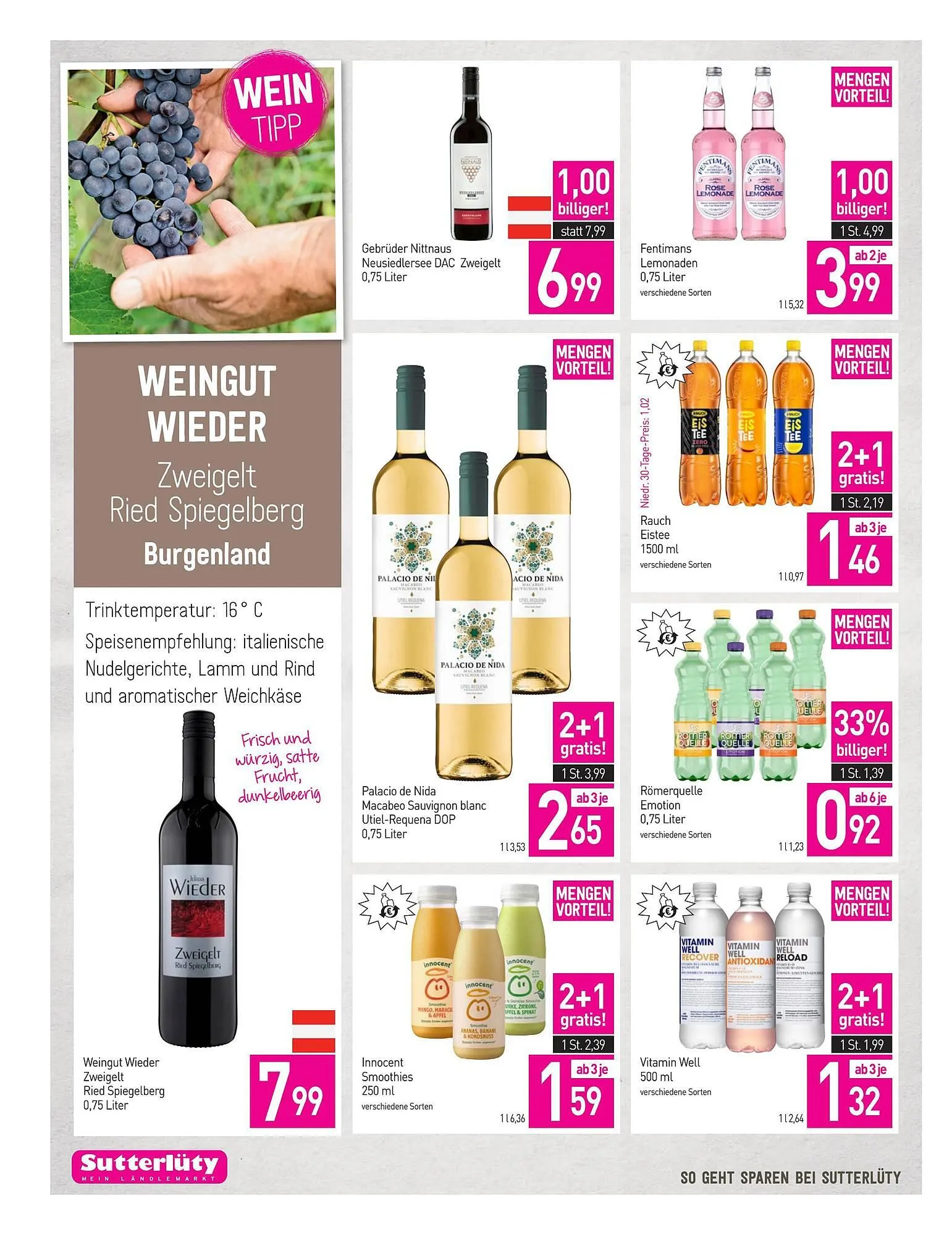 Sutterlüty Flugblatt von 26. Februar bis 4. März 2026 - Flugblätt seite  16