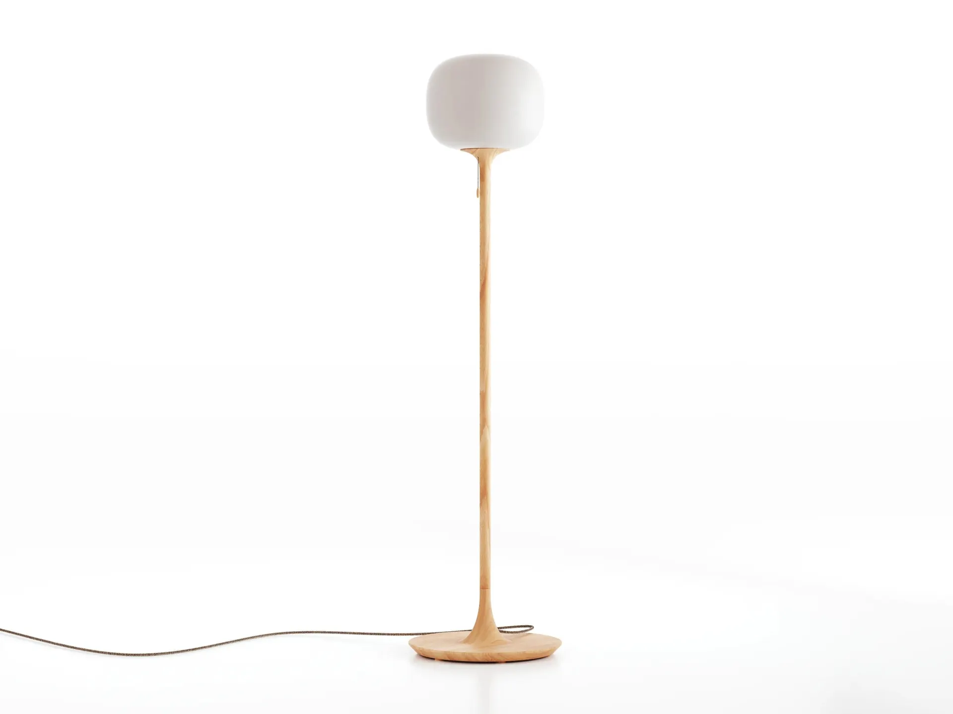 Stehleuchte Tando inkl. Leuchtmittel, Buche