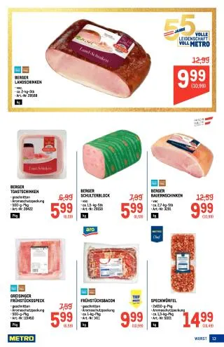METRO Flugblatt Food - Metro Profi von 17. September bis 30. September 2026 - Flugblätt seite  13