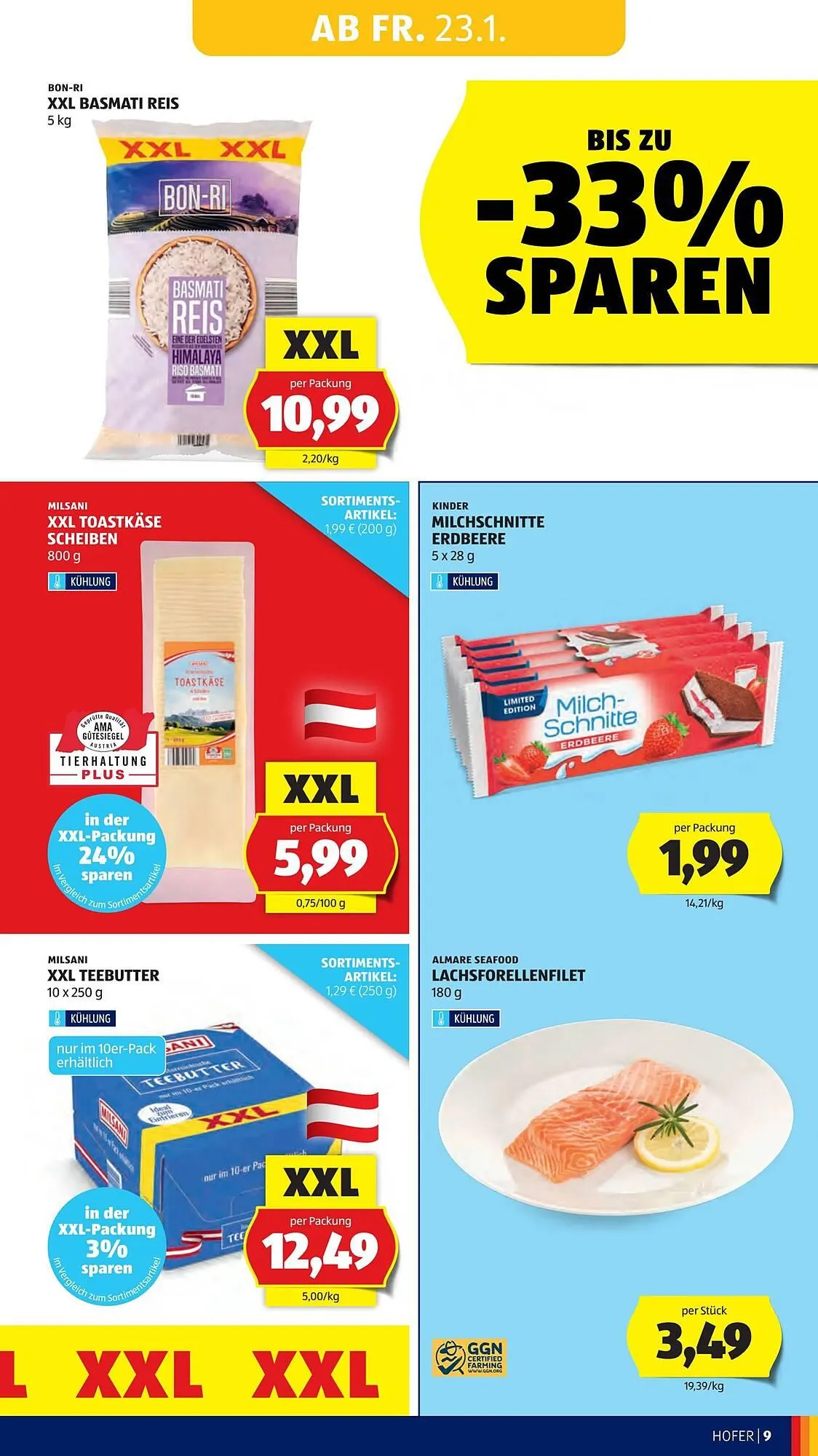 Hofer Flugblatt von 23. Jänner bis 30. Jänner 2026 - Flugblätt seite 11