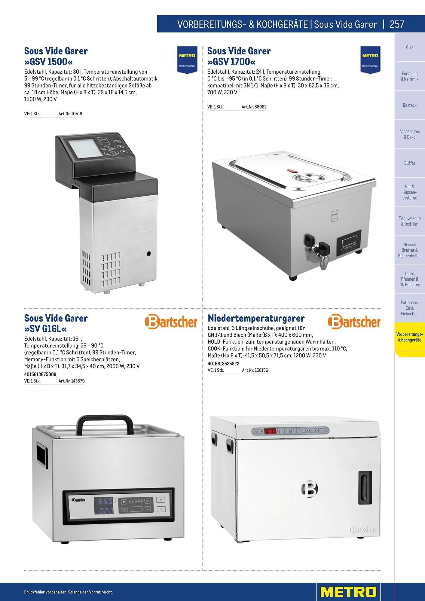 Metro Flugblatt von 25. März bis 31. Dezember 2026 - Flugblätt seite  257