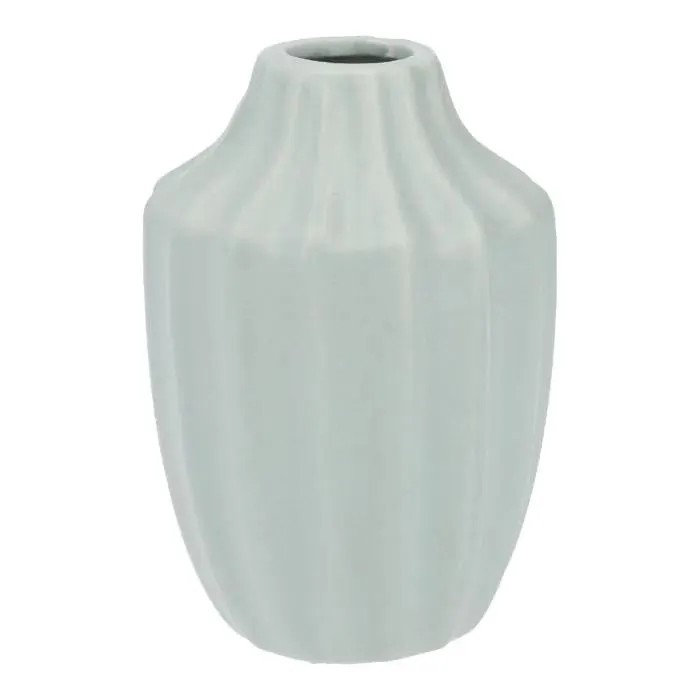 Vase Design, Streifen/grün, 12 cm