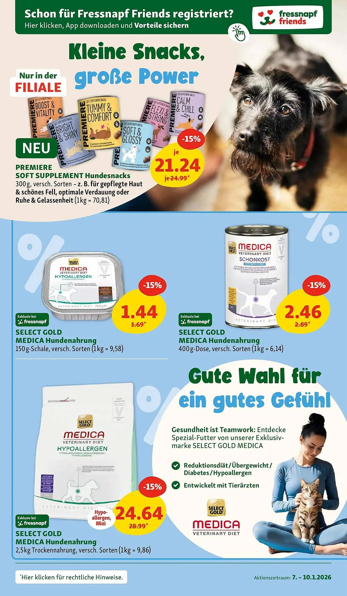Fressnapf Flugblatt von 7. Jänner bis 10. Jänner 2026 - Flugblätt seite  2