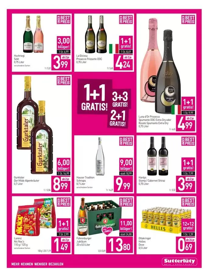 Sutterlüty flugblatt von 16. Jänner bis 22. Jänner 2025 - Flugblätt seite 3