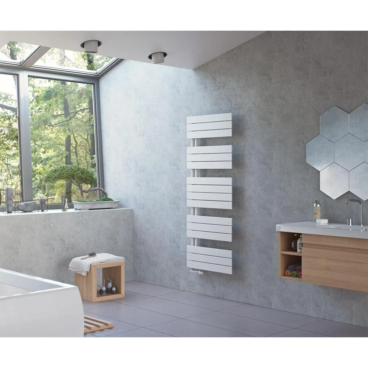 Ximax Badheizkörper P2-Open 1720 x 700 mm 1153 Watt 50 mm Anschluss Weiß