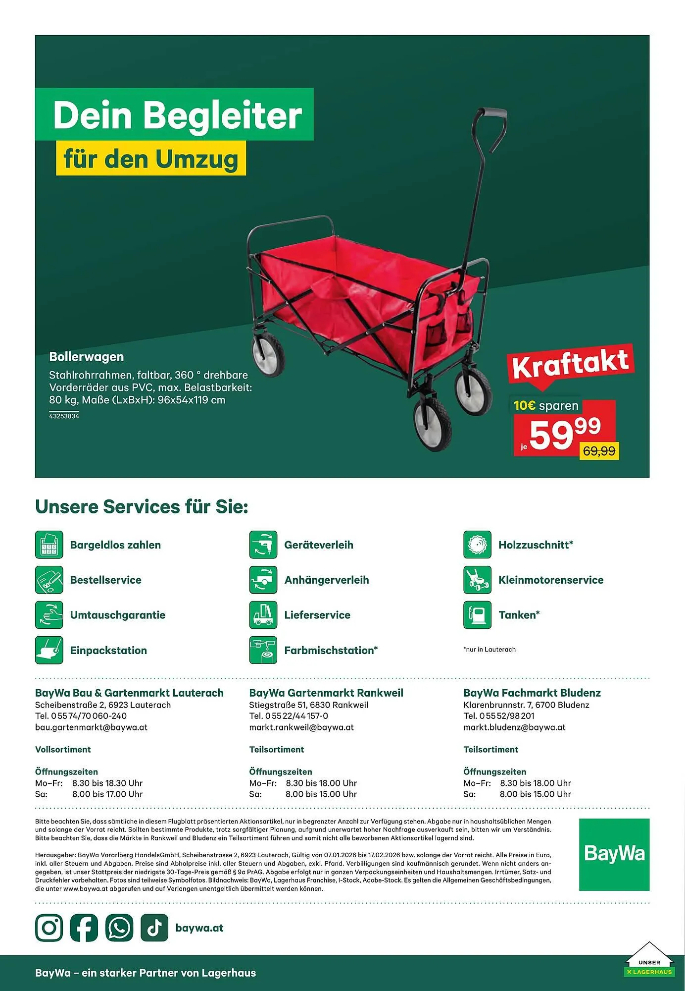 BayWa Prospekt von 7. Jänner bis 17. Februar 2026 - Flugblätt seite  18
