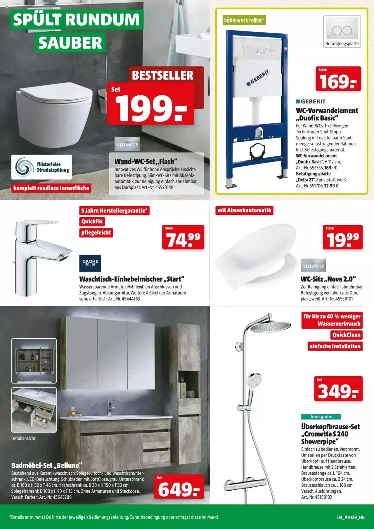 Hagebau Flugblatt von 17. August bis 26. August 2023 - Flugblätt seite 4