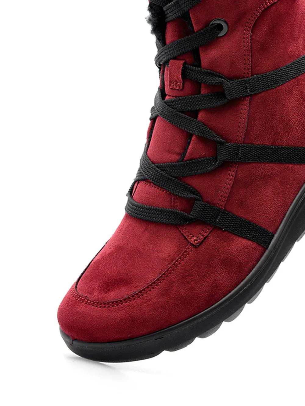 Damen Stiefelette Toronto rubin