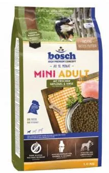 bosch High Premium Concept Mini Adult 1kg mit Geflügel und Hirse