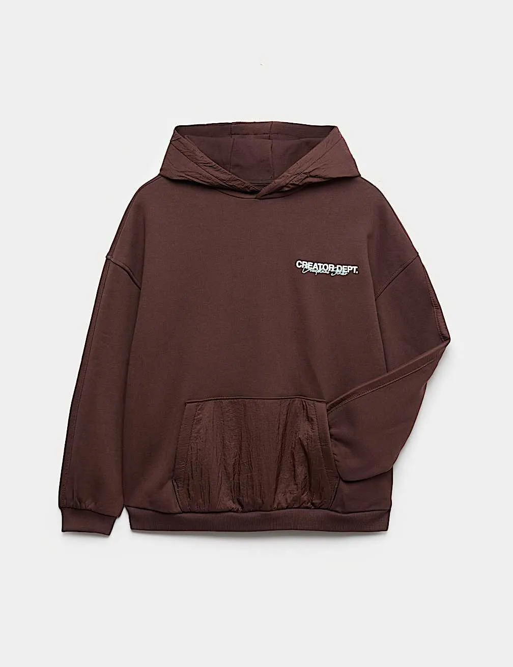 Hoodie mit hohem Baumwollanteil und Zeichnung (6–16 J.)