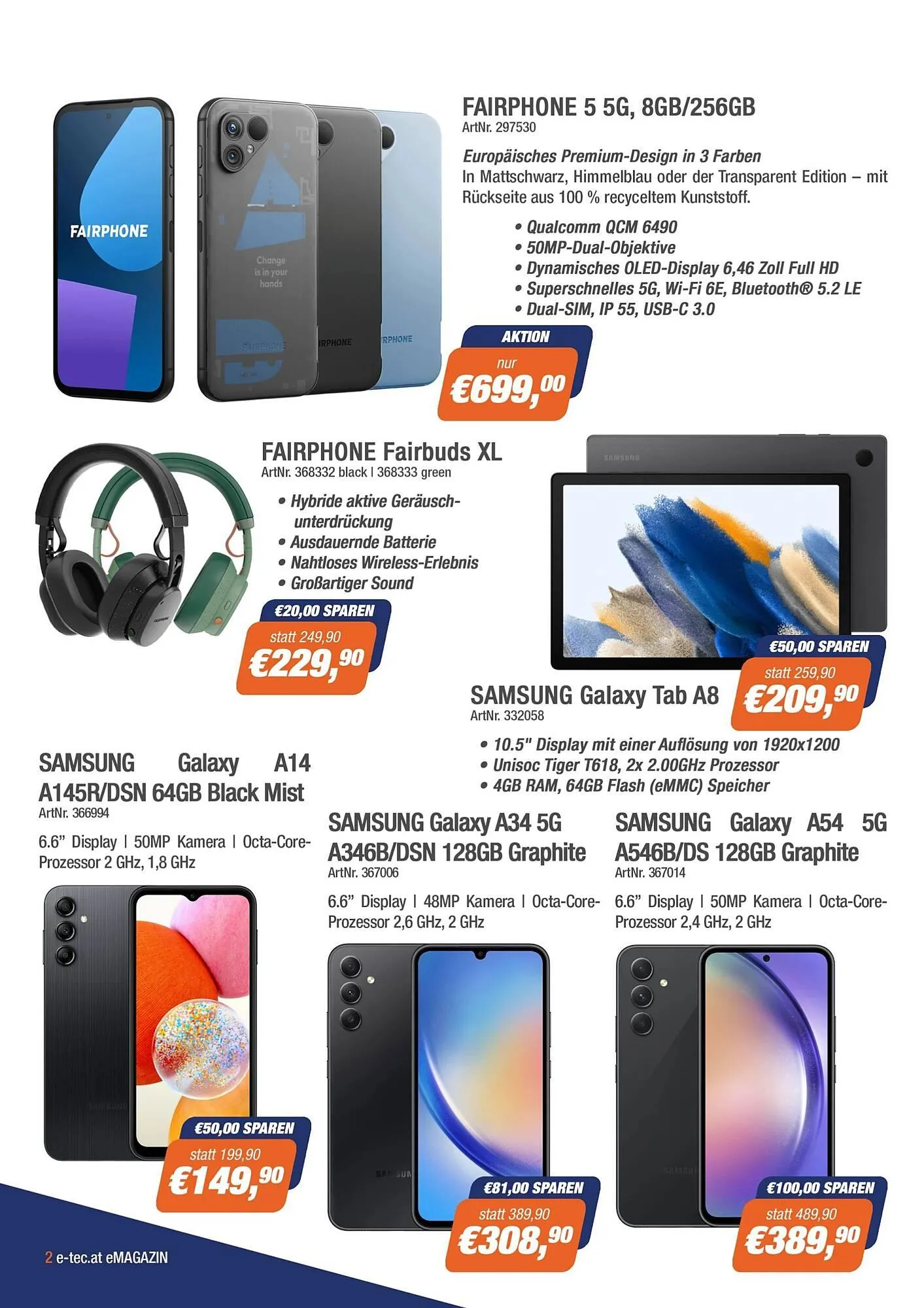 e-tec Flugblatt von 4. Dezember bis 15. Jänner 2024 - Flugblätt seite 2