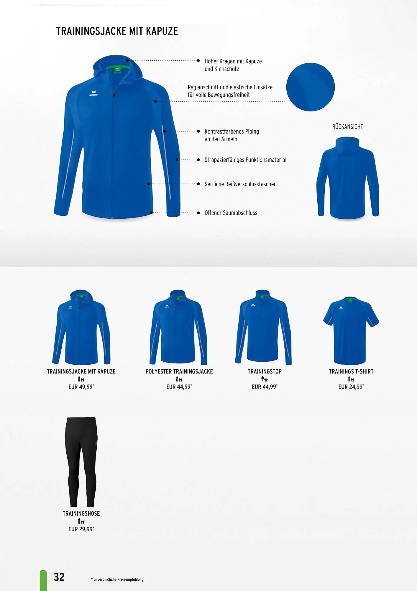 ERIMA Flugblatt von 2. Jänner bis 31. Dezember 2024 - Flugblätt seite  32