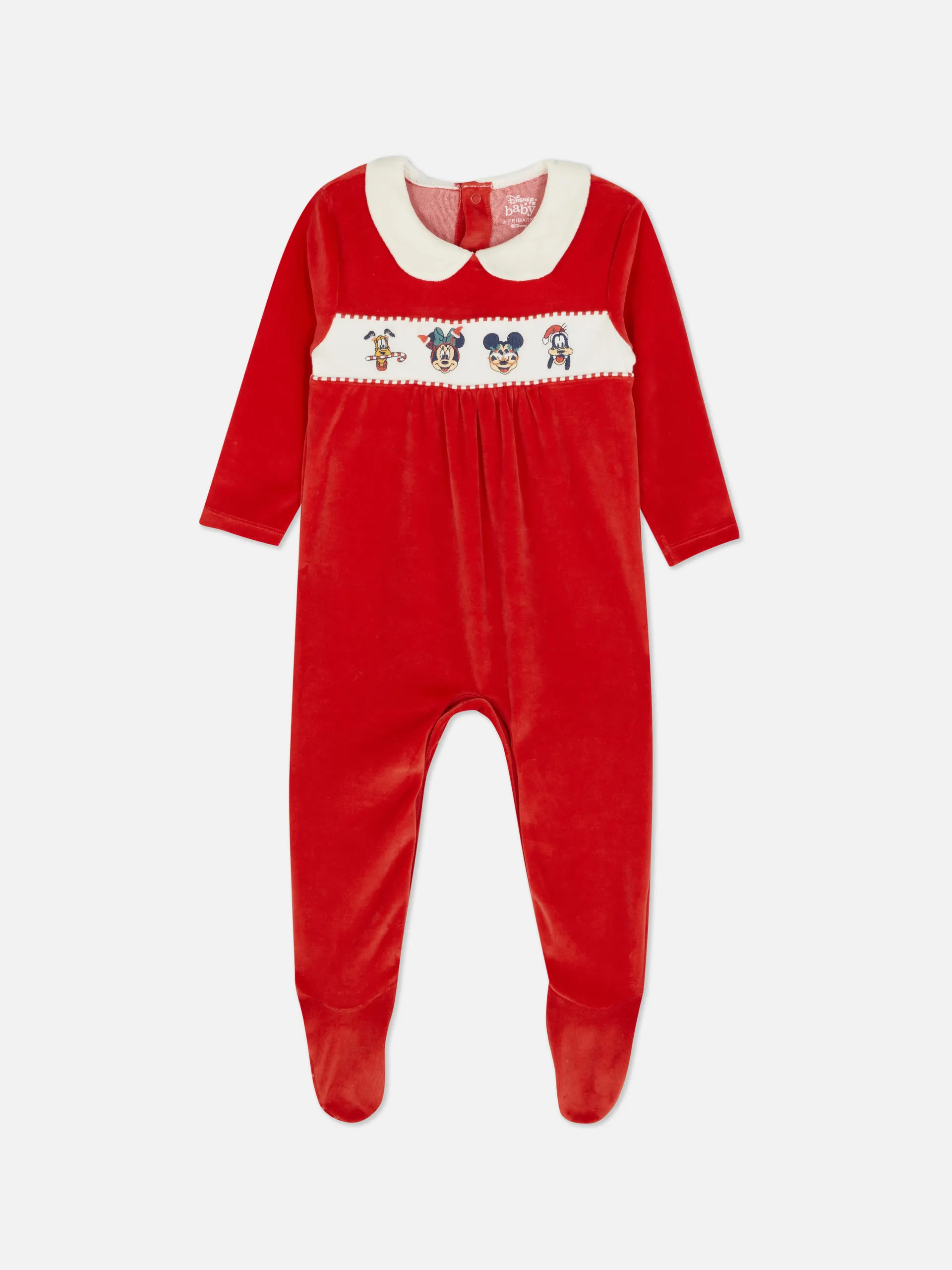 „Disney Micky Maus“ Weihnachtsschlafanzug für Neugeborene