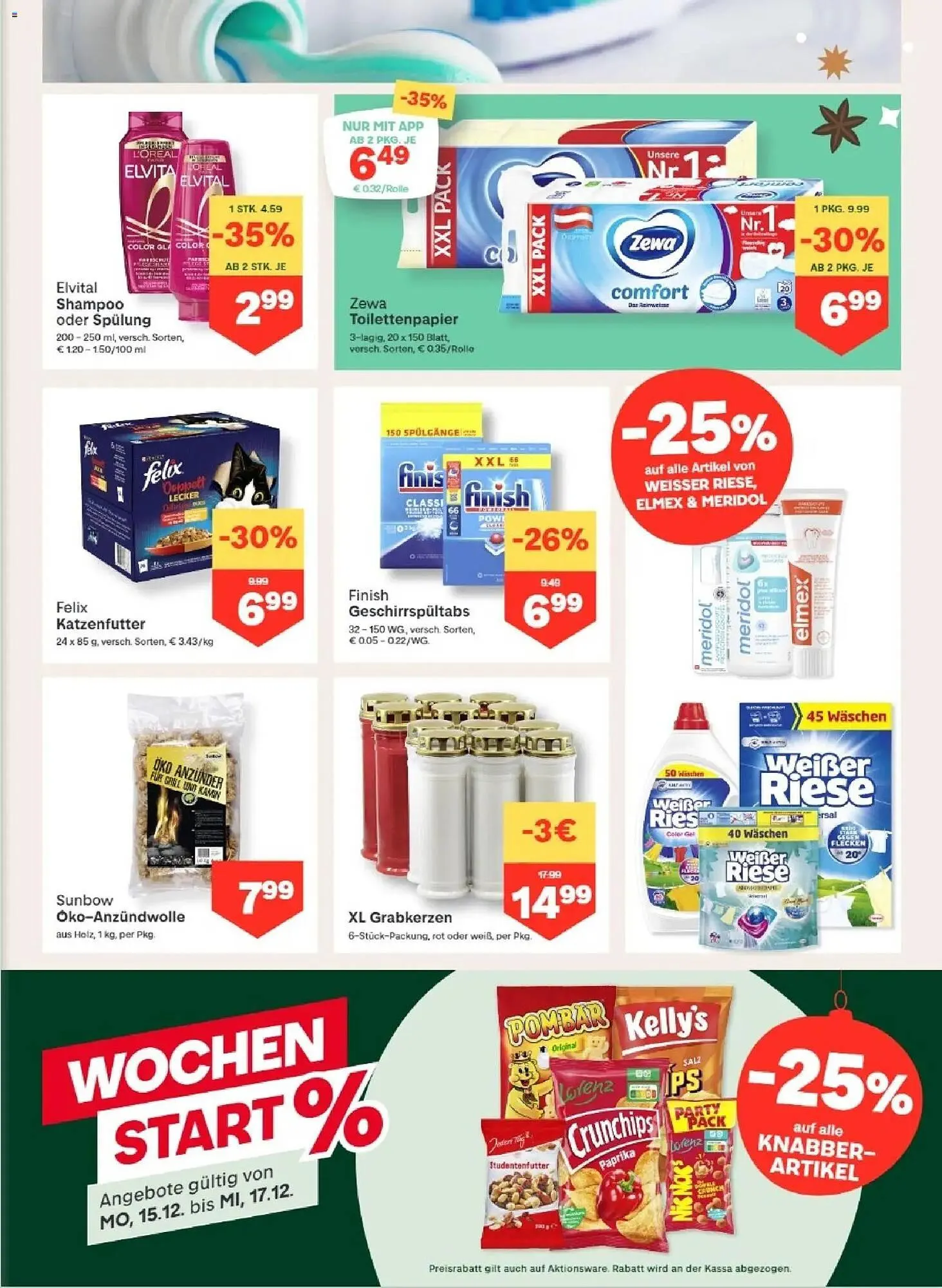 MPreis Flugblatt von 11. Dezember bis 17. Dezember 2025 - Flugblätt seite  15