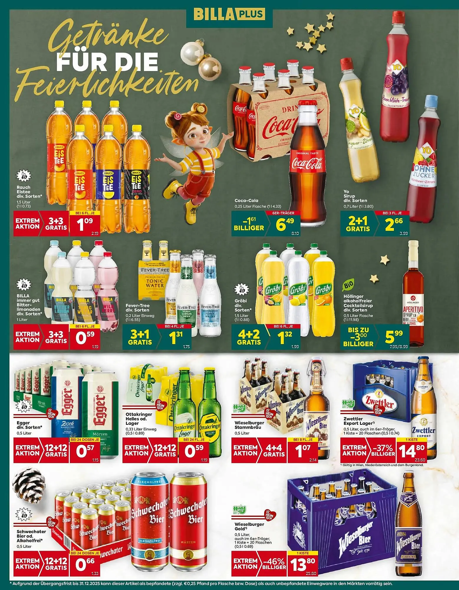 Billa Flugblatt von 18. Dezember bis 24. Dezember 2025 - Flugblätt seite  15