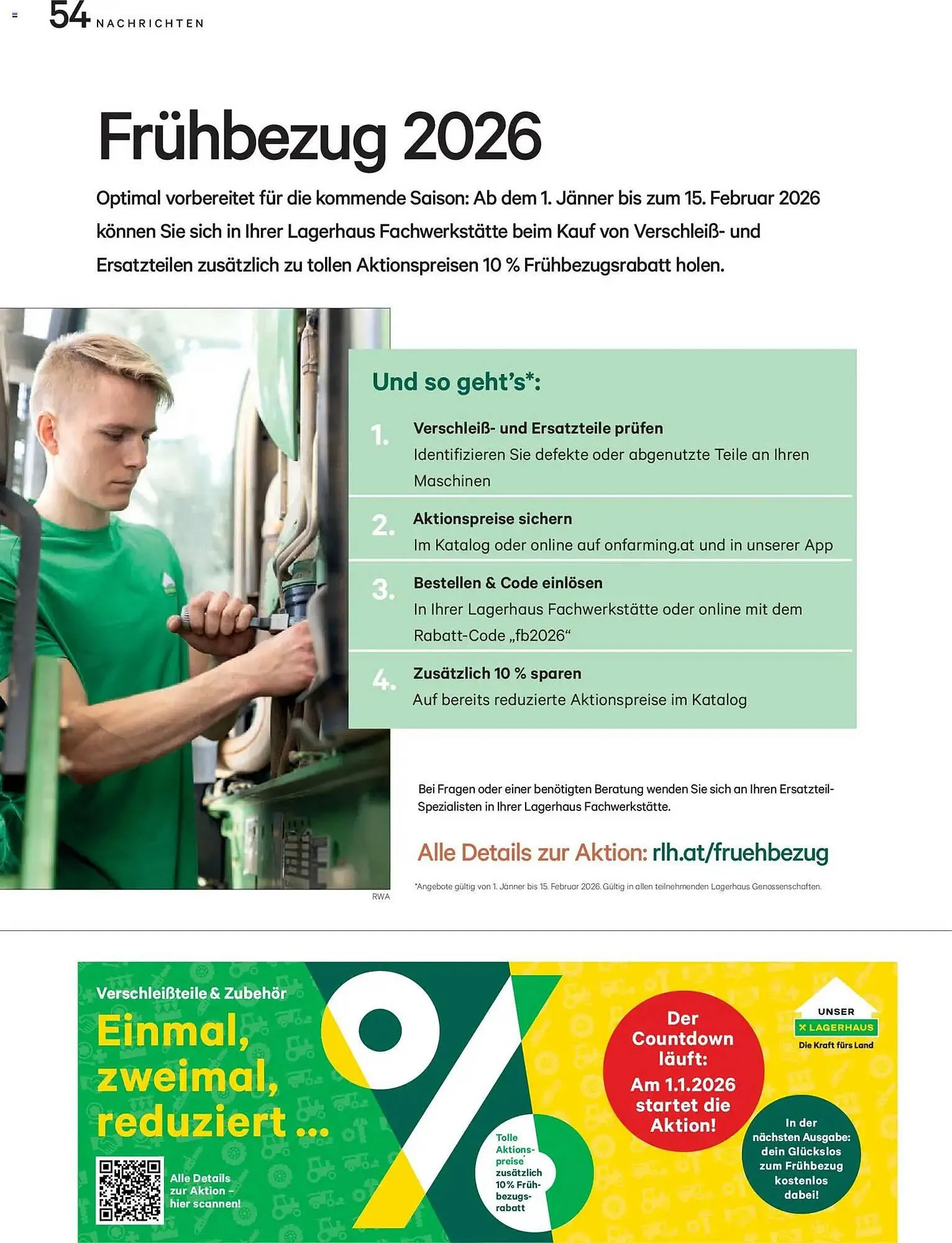 Lagerhaus Flugblatt von 1. Dezember bis 31. Dezember 2025 - Flugblätt seite 54