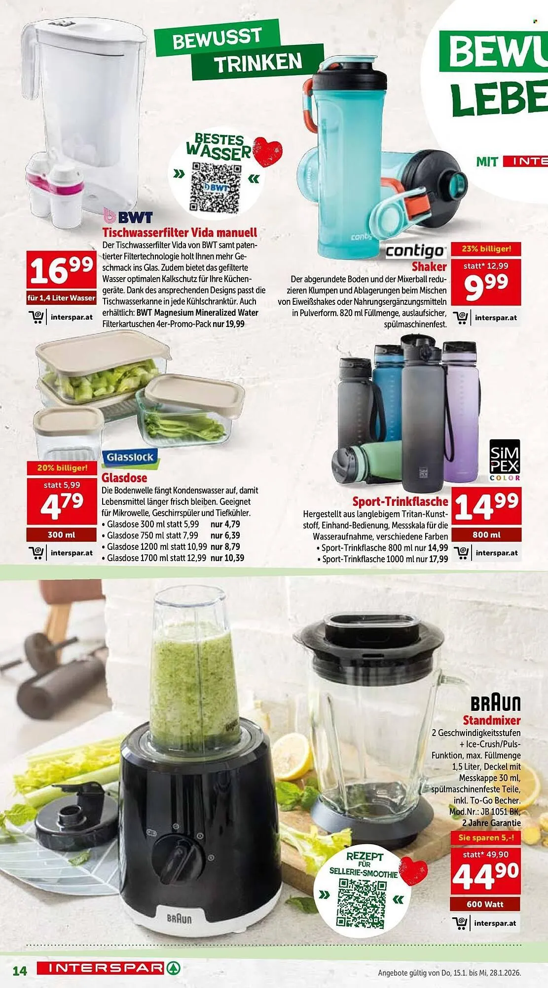 Interspar Flugblatt von 15. Jänner bis 28. Jänner 2026 - Flugblätt seite  14
