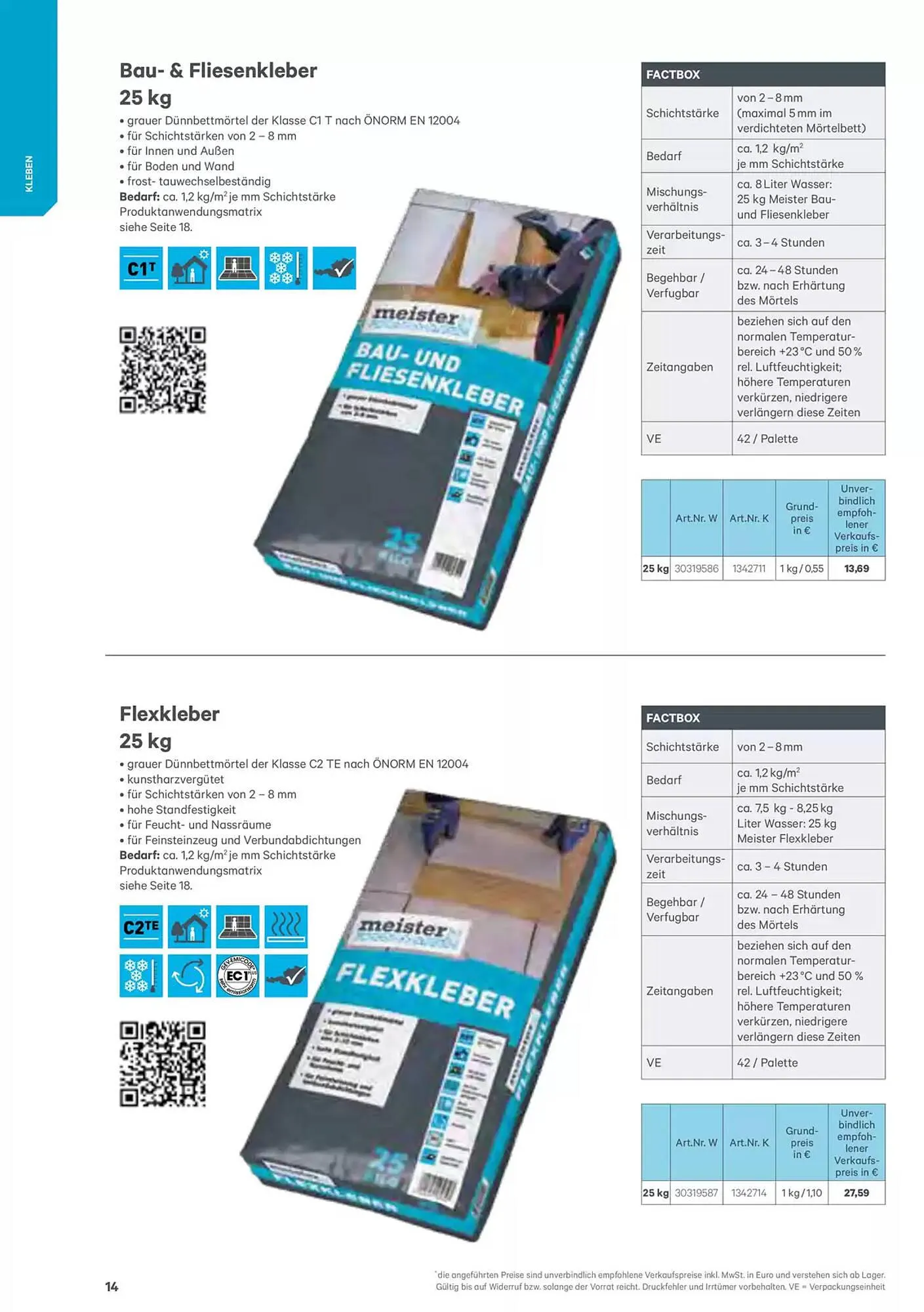 Lagerhaus Graz Land Flugblatt von 9. Jänner bis 31. Dezember 2025 - Flugblätt seite  14