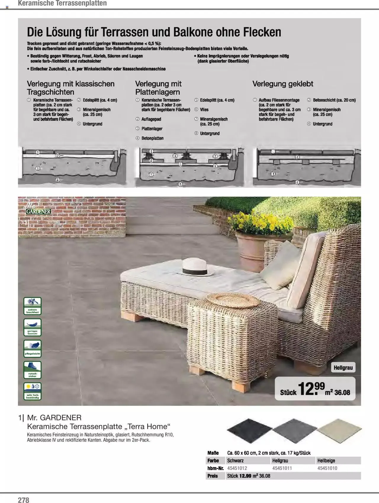 Hagebau Gartenjahr 2023 von 7. März bis 31. Dezember 2023 - Flugblätt seite  278