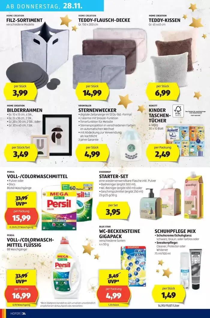 Blättern Sie online im HOFER Flugblatt von 20. November bis 4. Dezember 2024 - Flugblätt seite  38
