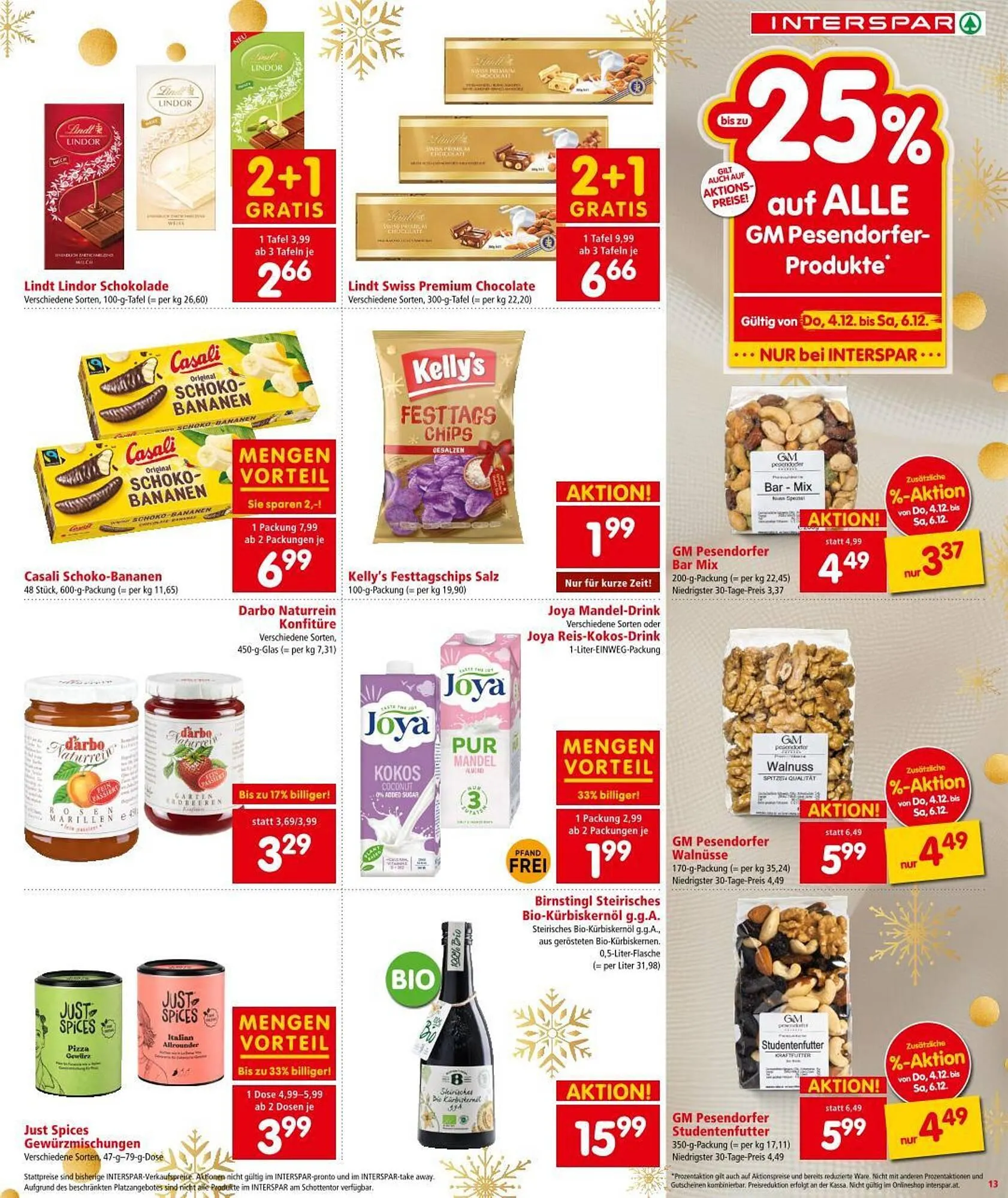 Interspar Flugblatt von 4. Dezember bis 17. Dezember 2025 - Flugblätt seite  13