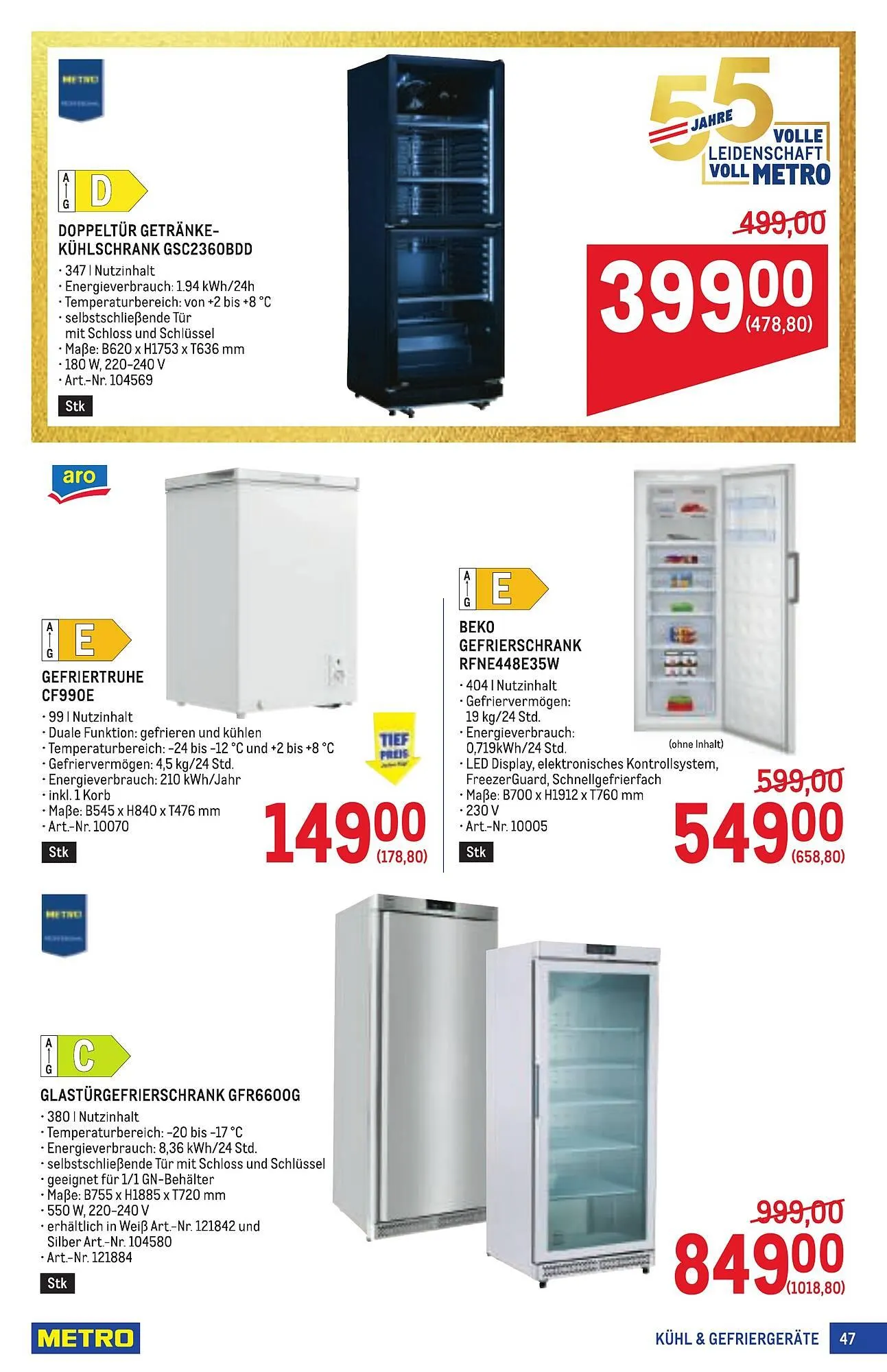 Metro Flugblatt von 16. April bis 29. April 2026 - Flugblätt seite  47