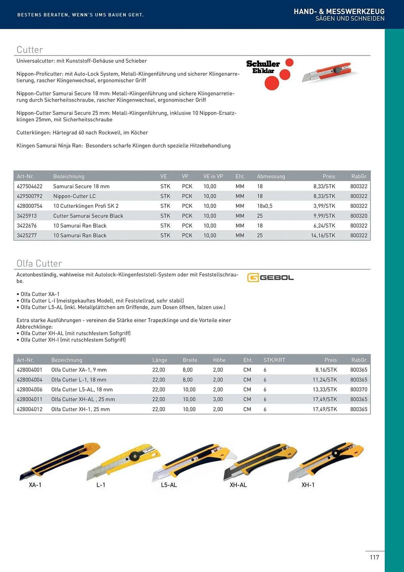 Würth Flugblatt von 22. Februar bis 31. Dezember 2024 - Flugblätt seite 117