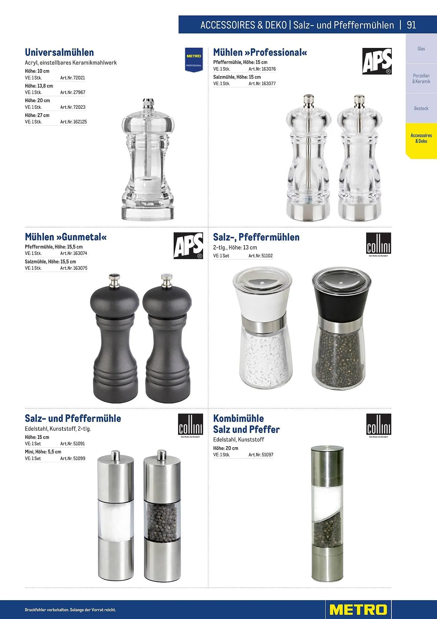 Metro Flugblatt von 25. März bis 31. Dezember 2026 - Flugblätt seite 91