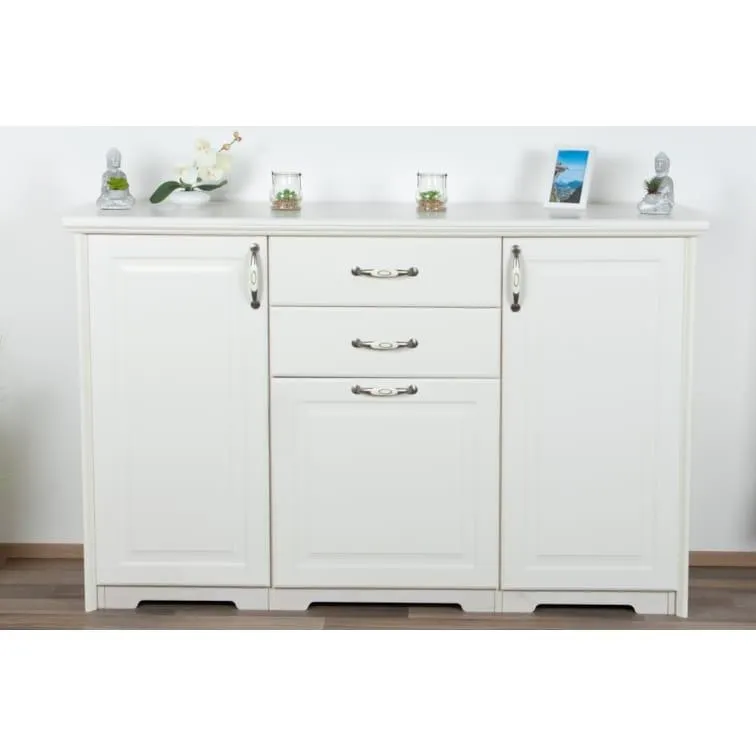 Steiner Shopping Kommode Falefa 10, Farbe: Elfenbein - 102 x 159 x 49 cm (H x B x T)