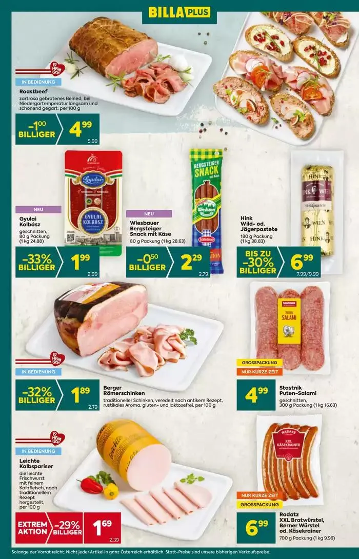 Vorschau BILLA PLUS Wien KW44 von 29. Oktober bis 12. November 2024 - Flugblätt seite 10