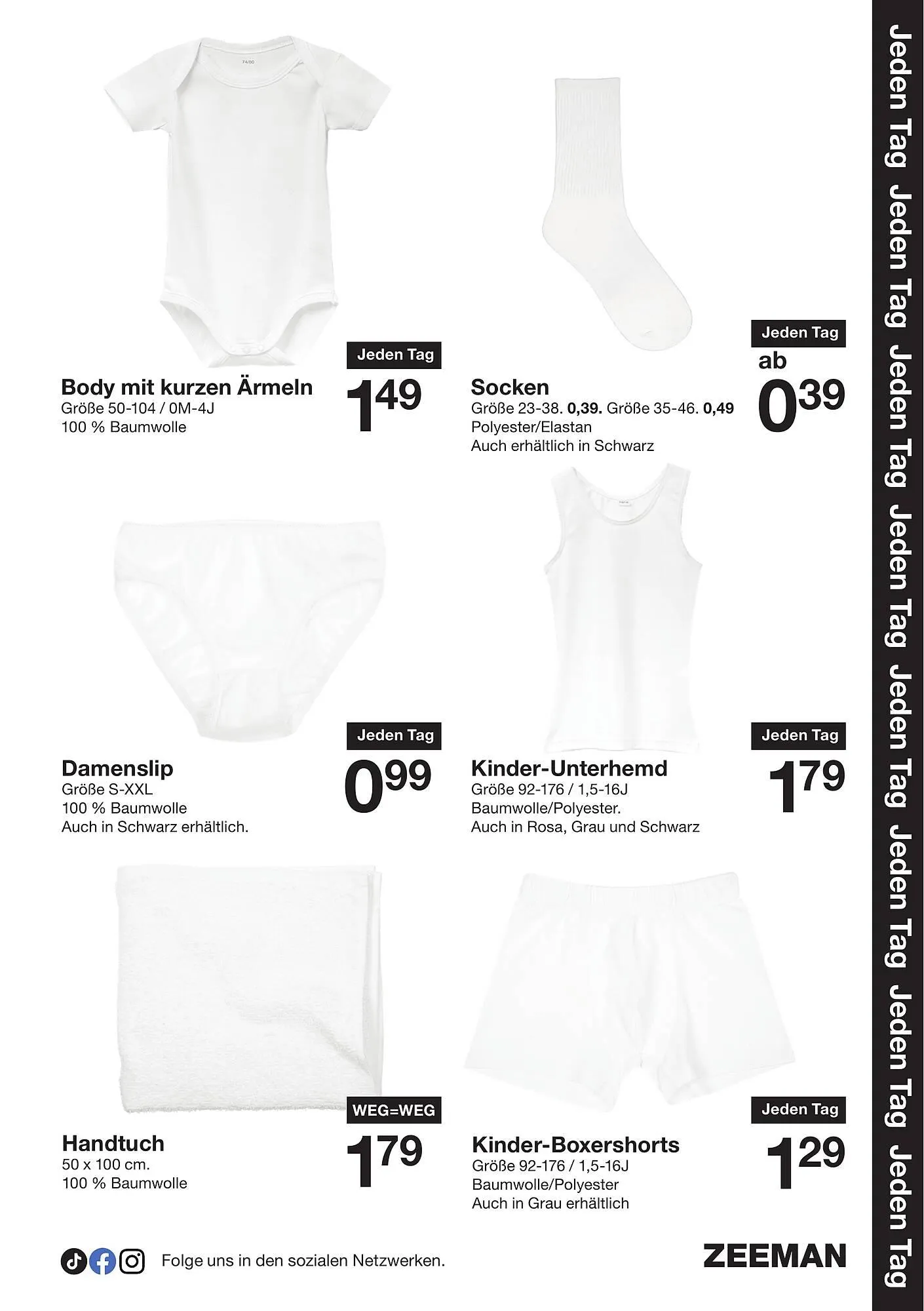 Zeeman Prospekt von 22. November bis 5. Dezember 2025 - Flugblätt seite  3