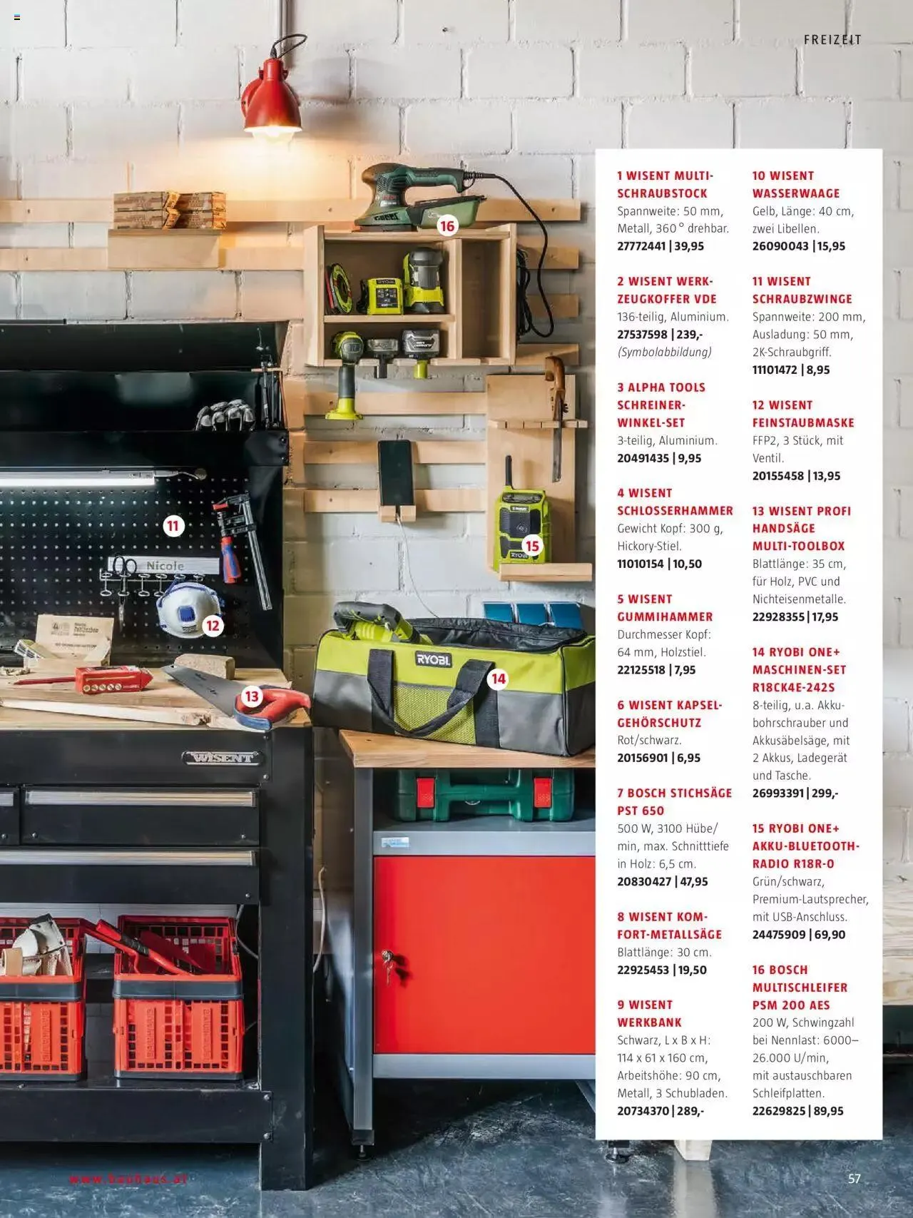 Bauhaus passt! Magazin von 24. Jänner bis 31. Dezember 2023 - Flugblätt seite 57