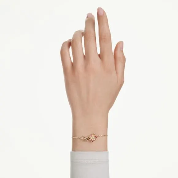 Idyllia Armband Verschiedene Schliffe, Blume, Mehrfarbig, Goldlegierungsschicht