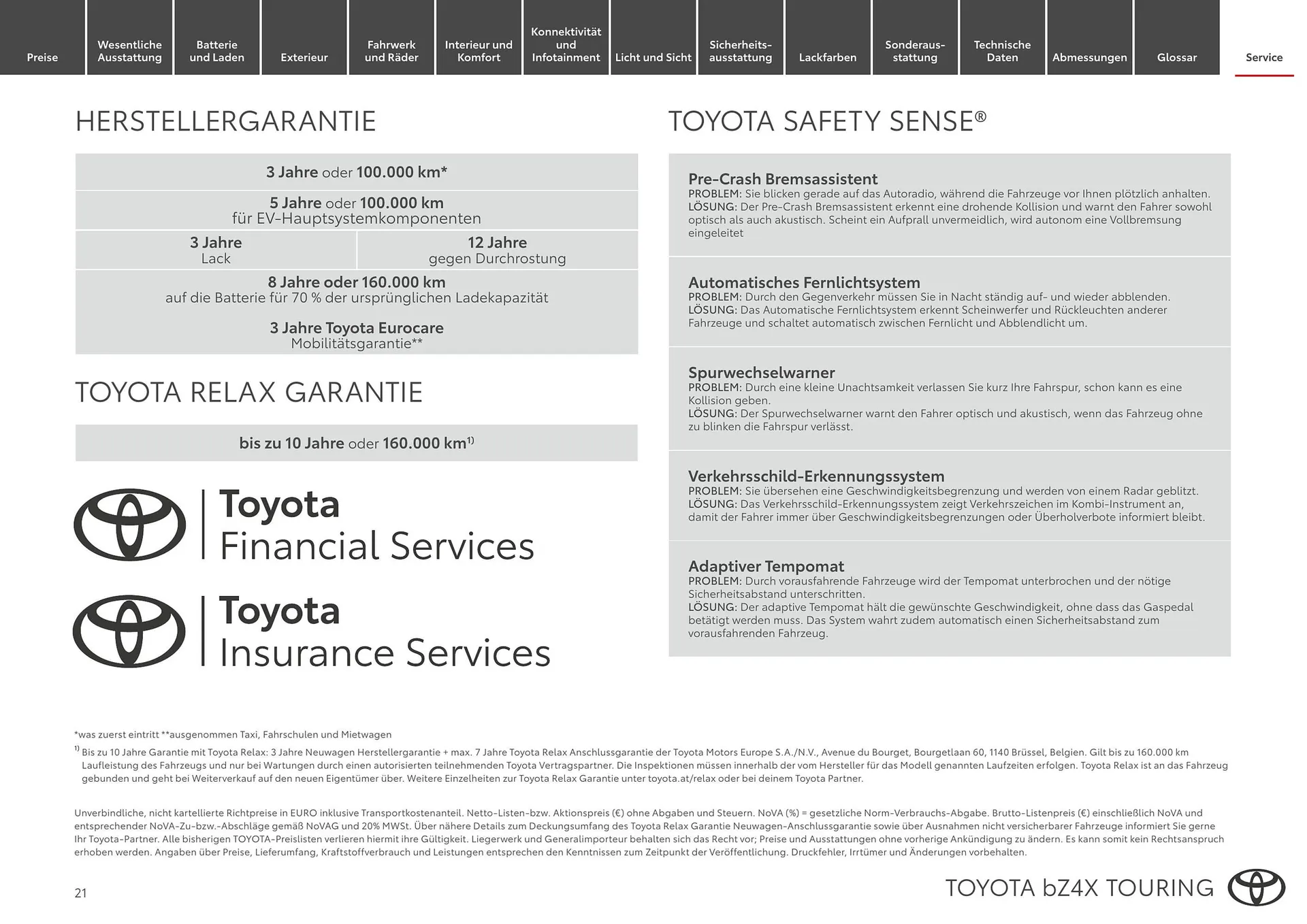 Toyota Flugblatt von 1. April bis 30. April 2026 - Flugblätt seite  21