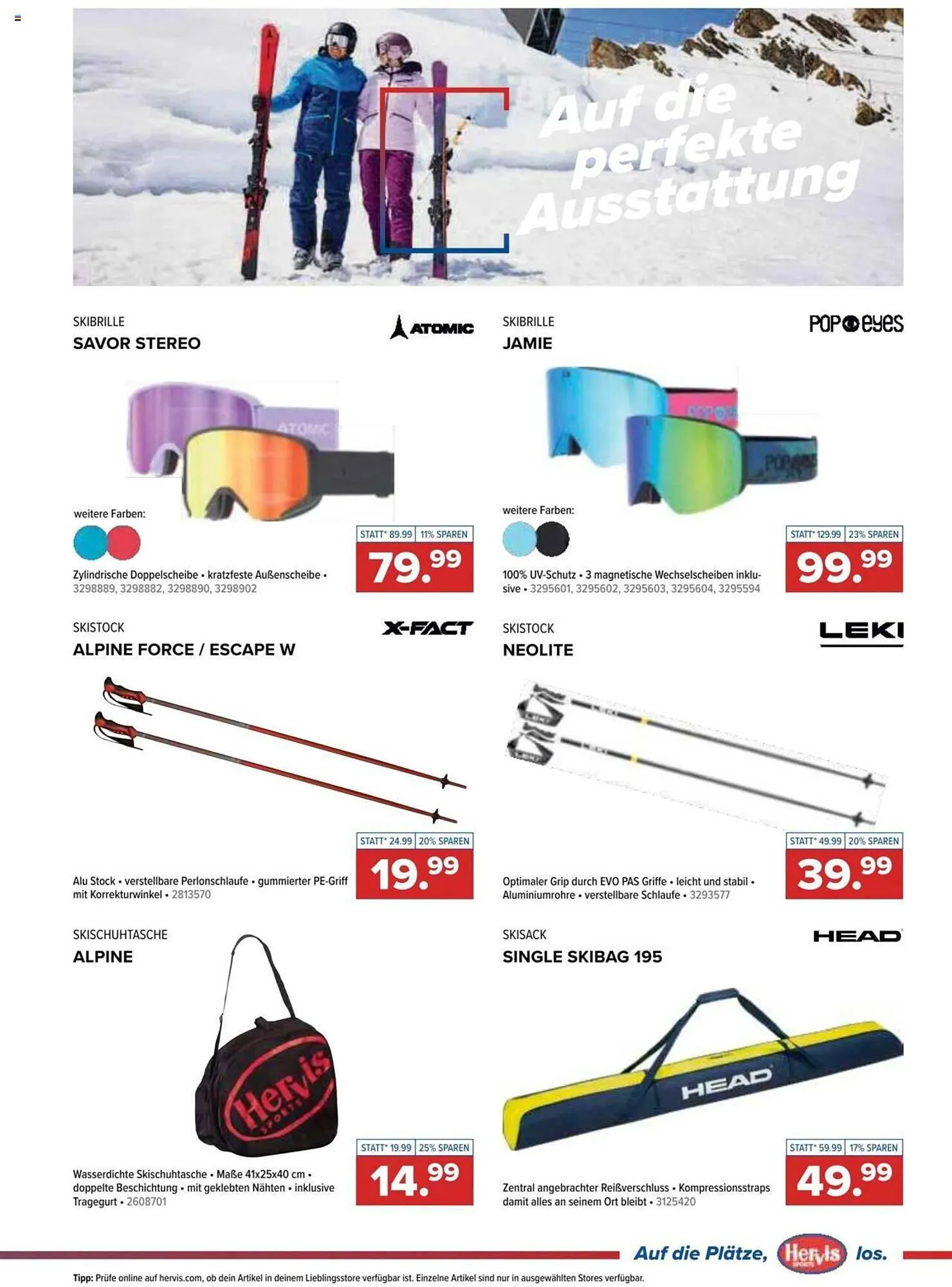 Hervis Flugblatt von 30. Oktober bis 5. November 2023 - Flugblätt seite  5