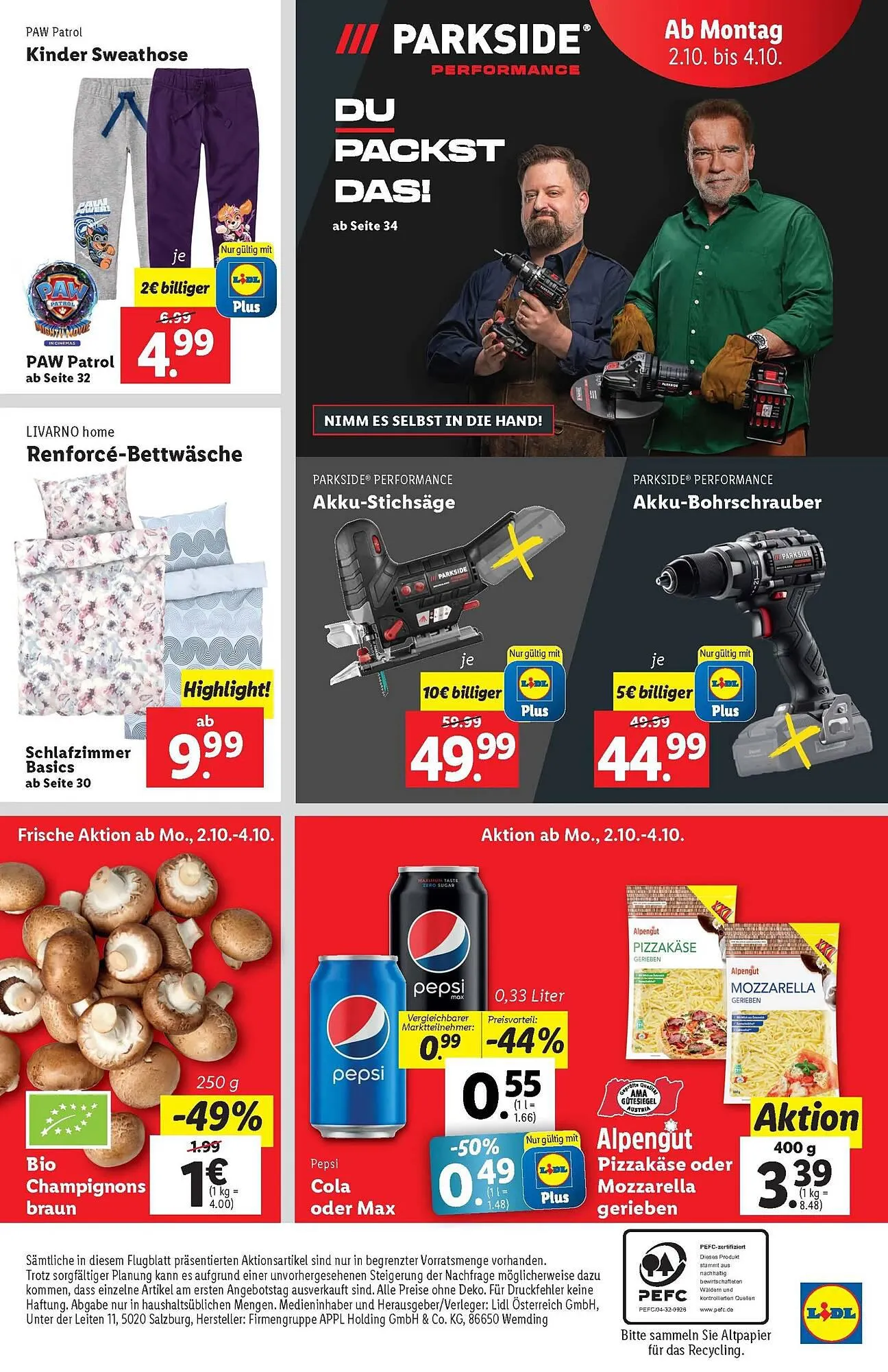 Lidl Flugblatt von 27. September bis 4. Oktober 2023 - Flugblätt seite 50