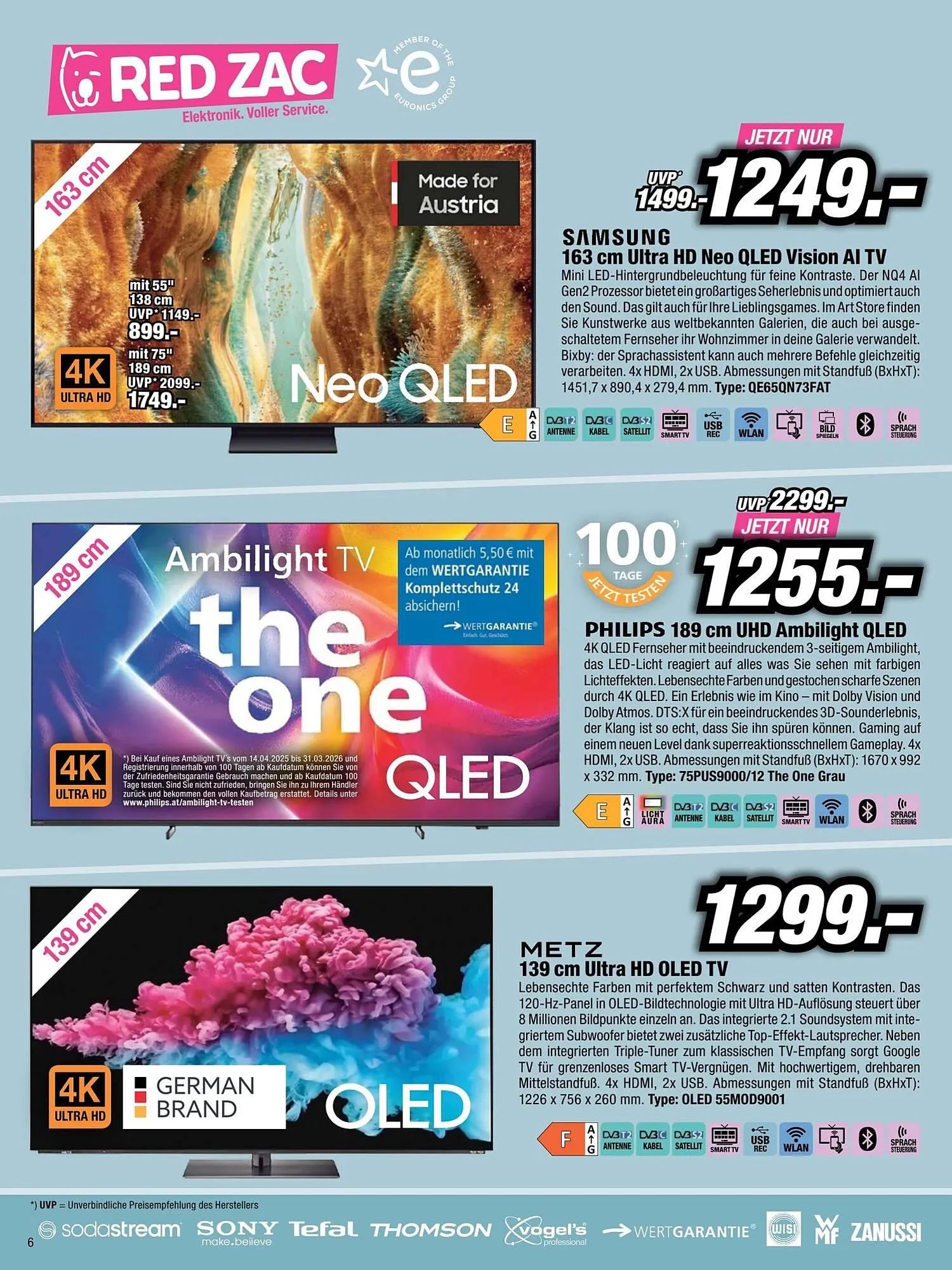 Red Zac Flugblatt von 23. November bis 11. Dezember 2025 - Flugblätt seite 6