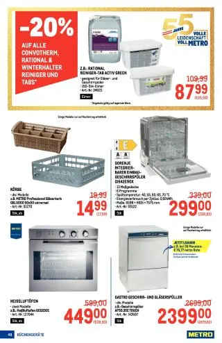 METRO Flugblatt Food - Metro Profi von 3. September bis 16. September 2026 - Flugblätt seite 48