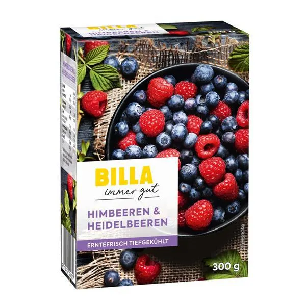 BILLA Himbeeren & Heidelbeeren