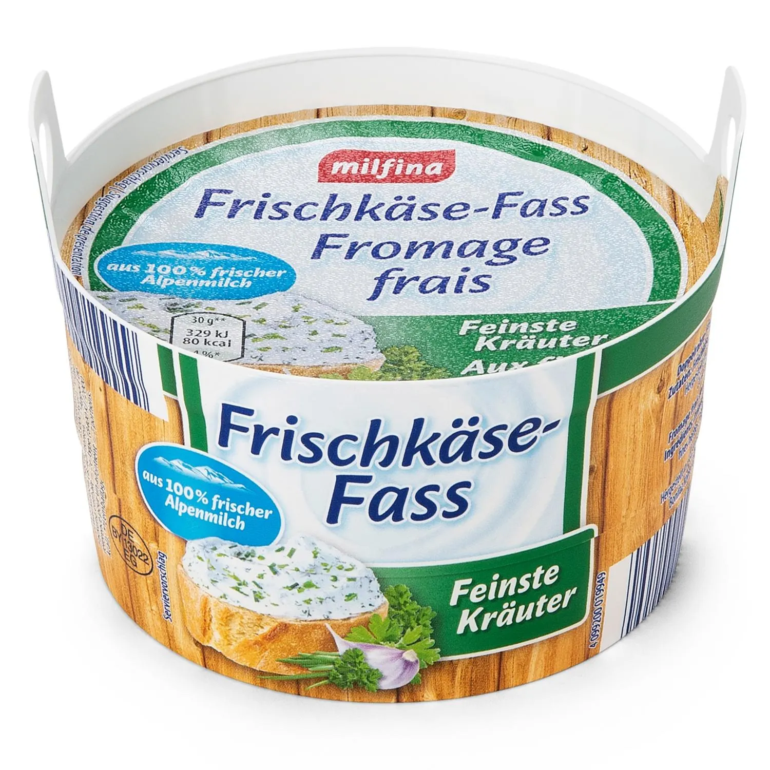 MILFINA Frischkäsefass, Kräuter