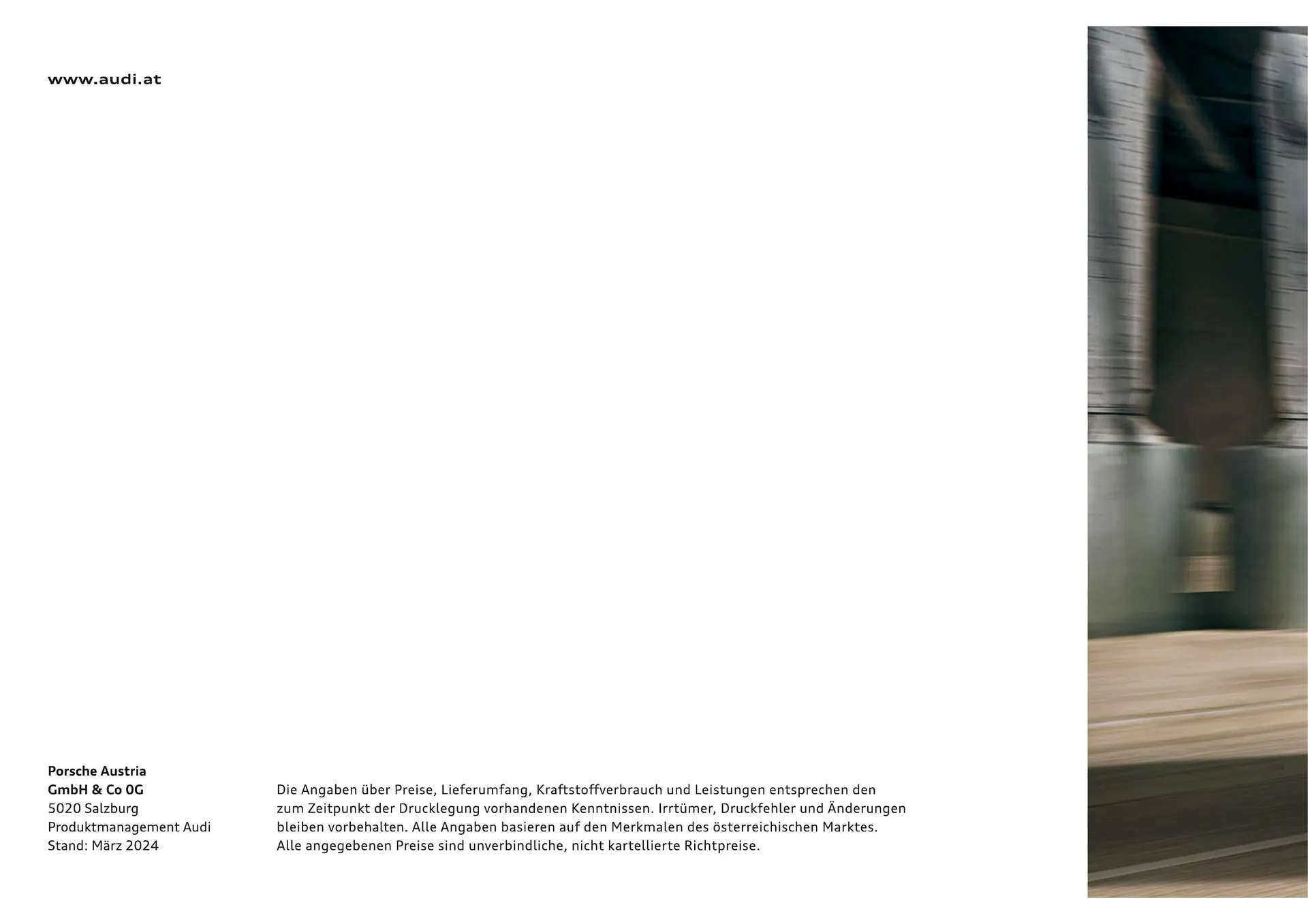 Audi Flugblatt von 20. November bis 22. Juli 2026 - Flugblätt seite 78