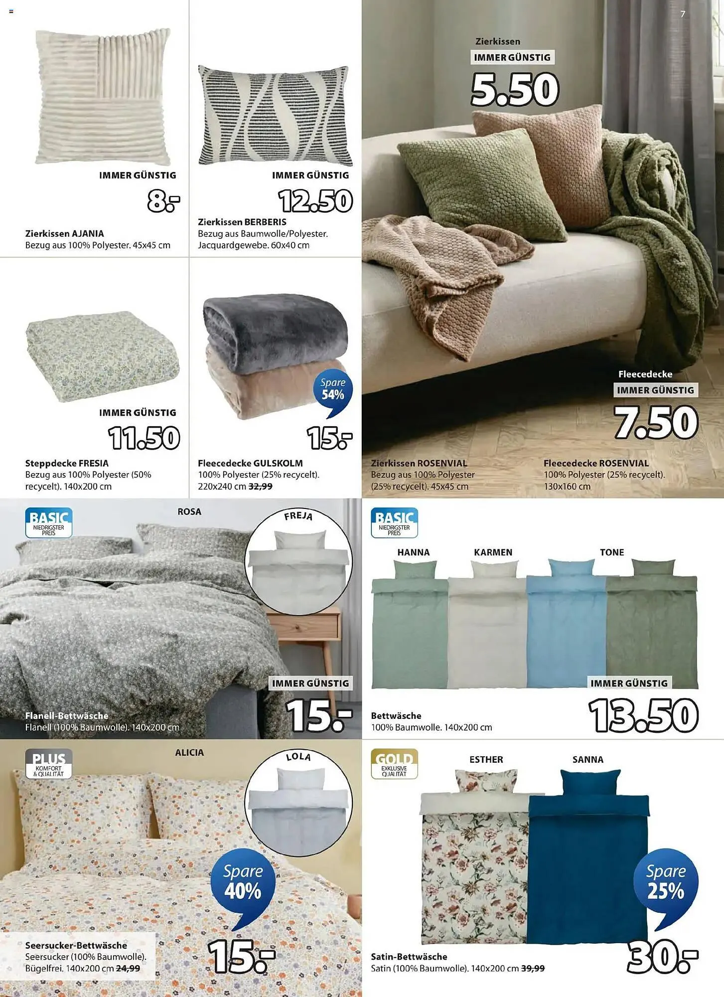 JYSK Flugblatt von 19. Jänner bis 10. Februar 2026 - Flugblätt seite 7