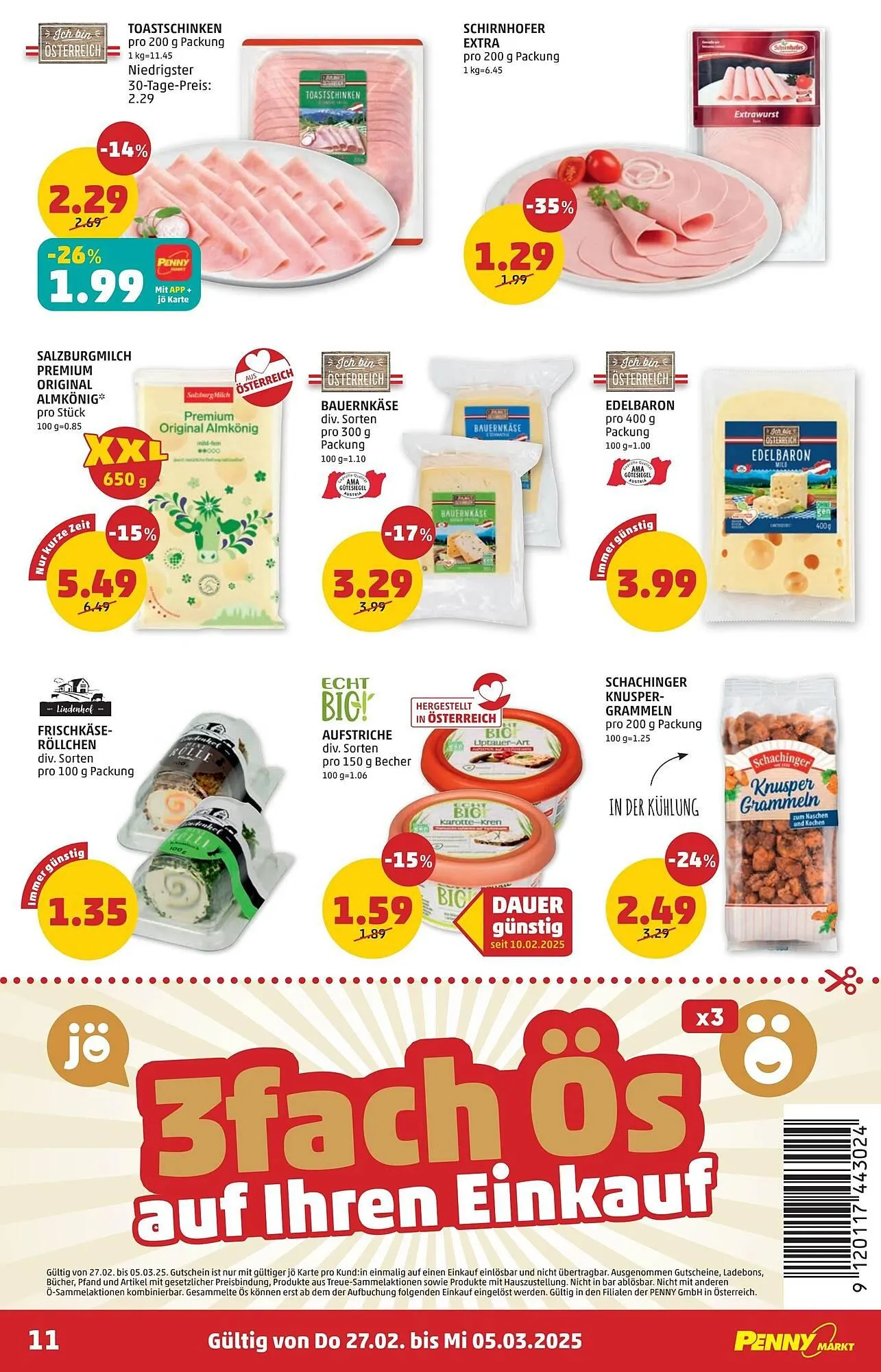 PENNY Flugblatt von 27. Februar bis 5. März 2025 - Flugblätt seite  11