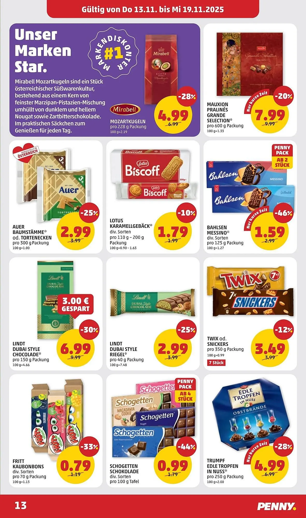 PENNY Flugblatt von 13. November bis 19. November 2025 - Flugblätt seite 13